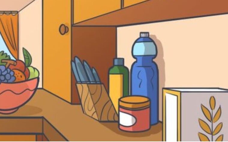 Trouver l'ananas caché dans la cuisine en 7 secondes