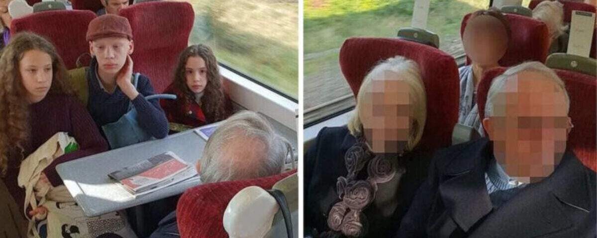 Un couple âgé refuse de céder leurs sièges réservés pour leurs enfants, provoquant la colère de la mère.