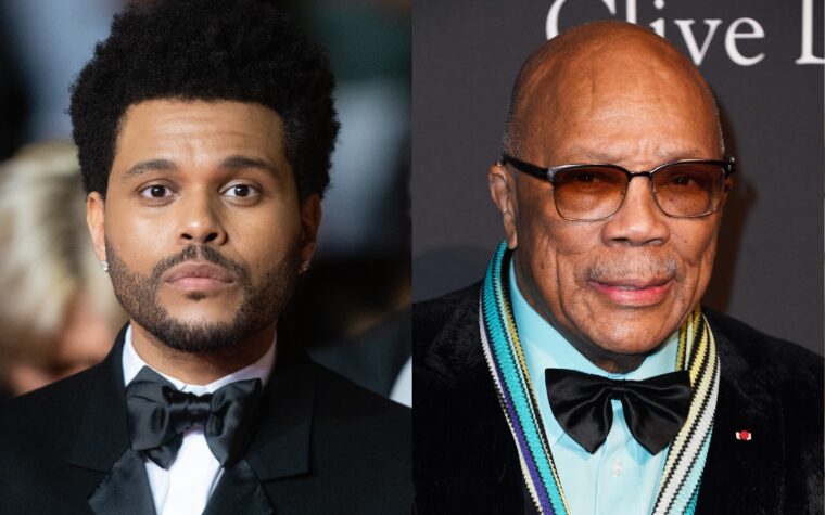 The Weeknd rend hommage à "l'idole" Quincy Jones