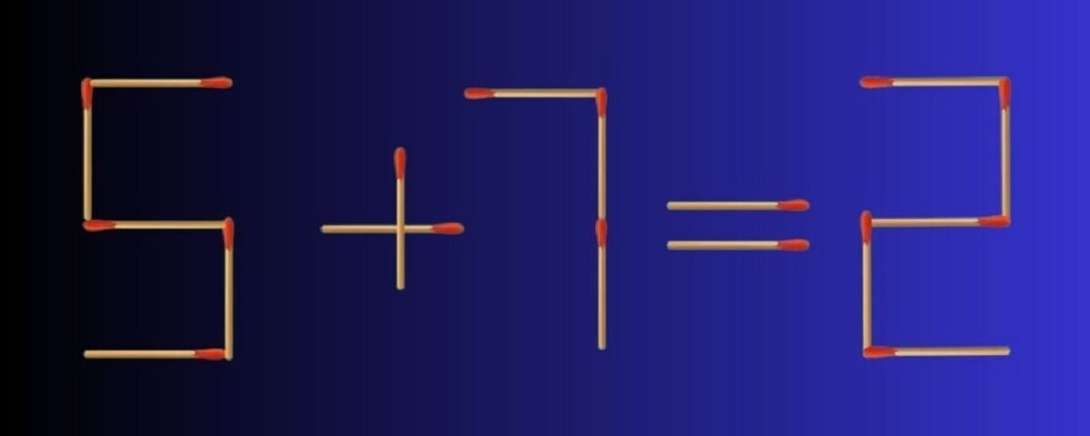 Casse-tête mathématique : Résolvez ce défi d’allumettes en 20 secondes, un succès pour seulement 18 % des gens !
