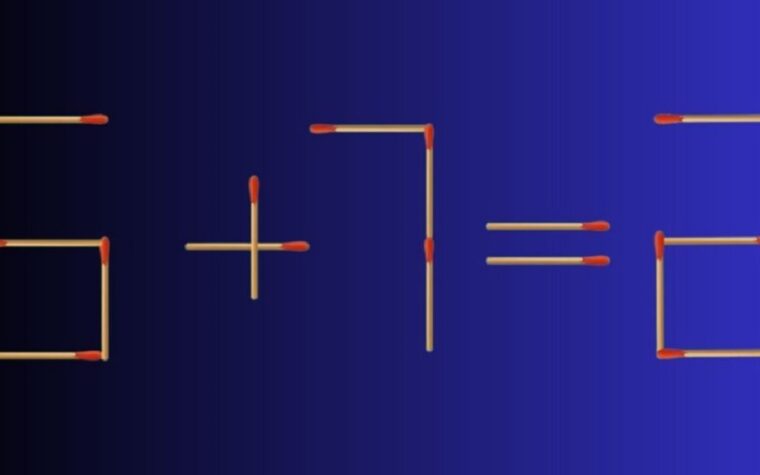Casse-tête mathématique Résolvez ce défi d’allumettes en 20 secondes