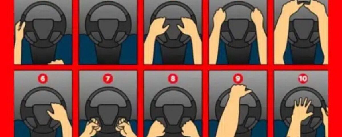 Comment tenez-vous le volant en conduisant ? Voici ce que cela révèle sur vous d’après la psychologie.