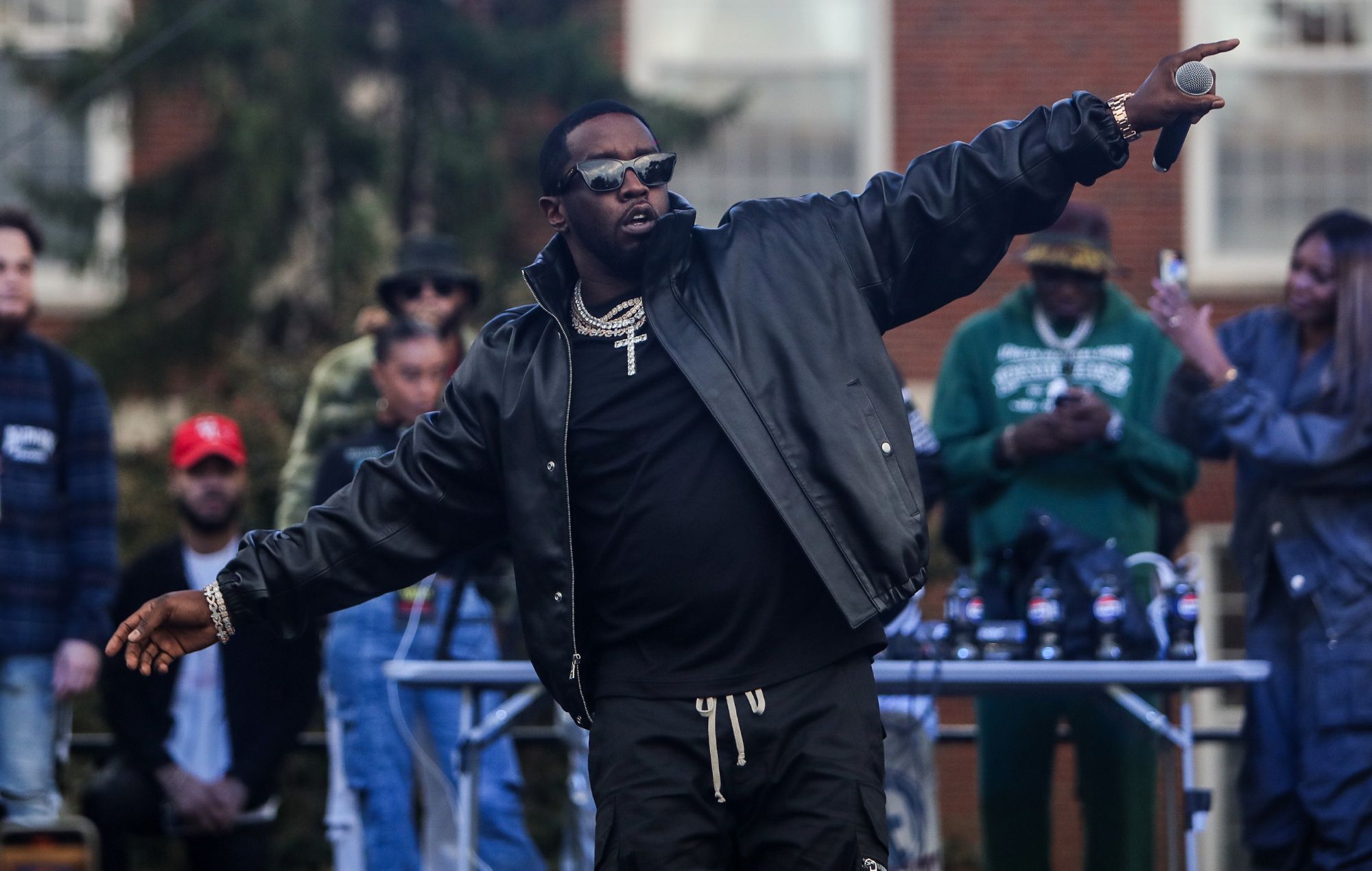 Sean "Diddy" Combs se produit au Yardfest de l'Université Howard le 20 octobre 2023
