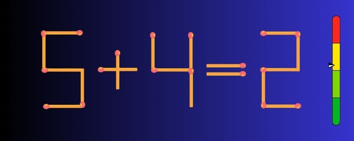 Test d’intelligence rapide : Résolvez ce puzzle en 25 secondes en déplaçant un bâtonnet, mesurez votre QI.