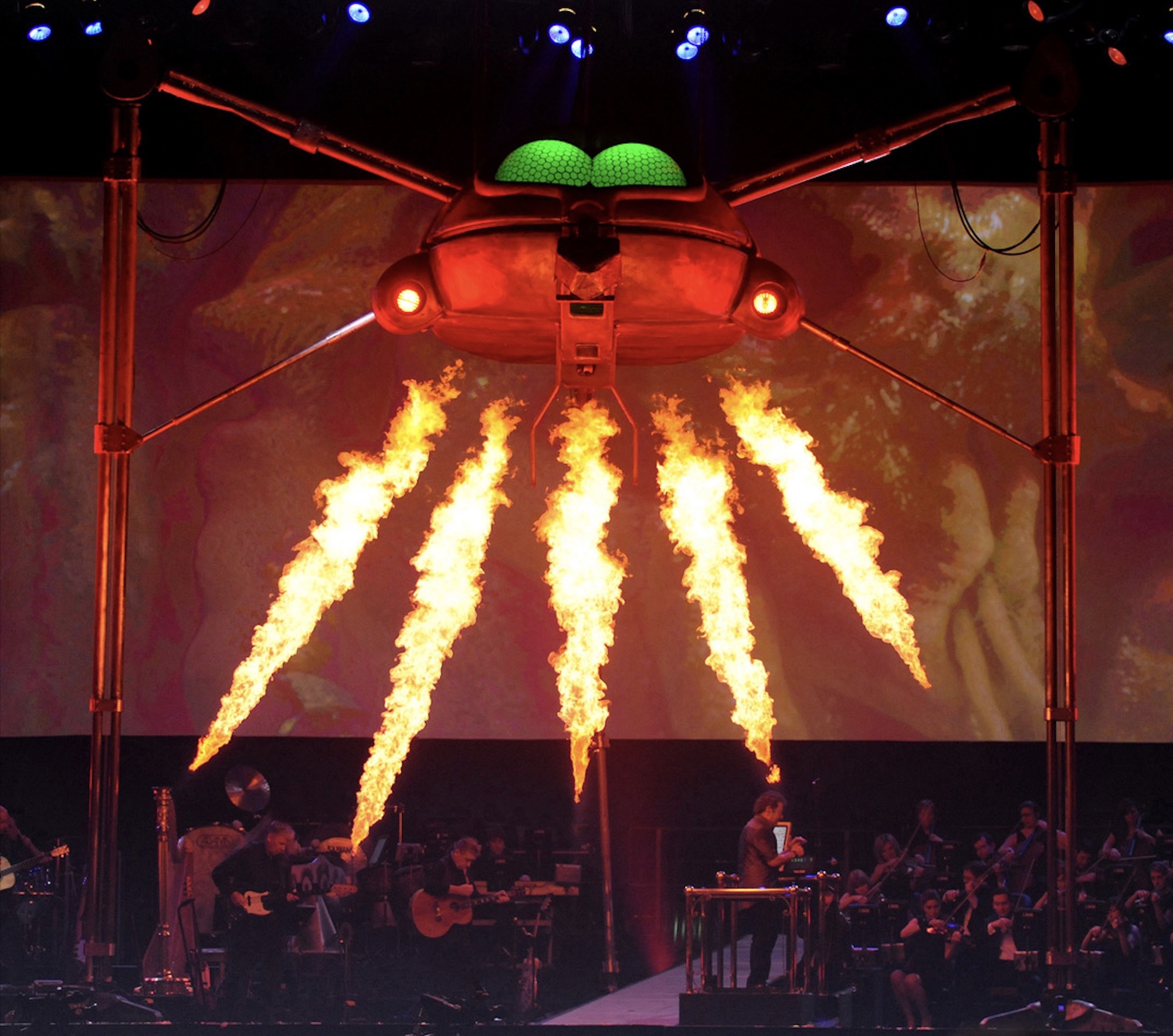 Mise en scène de « La Guerre des mondes » de Jeff Wayne
