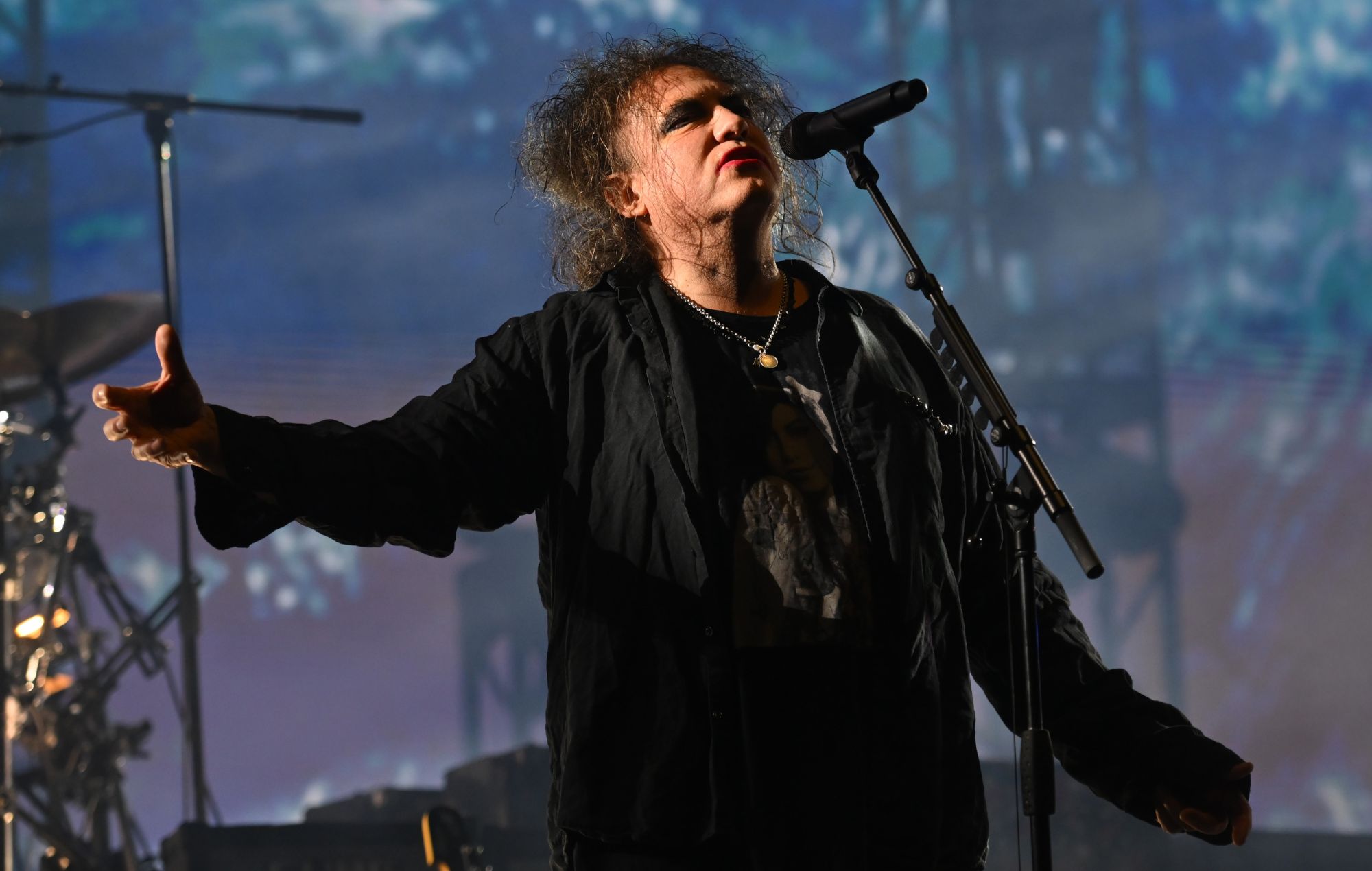 Robert Smith de The Cure se produit lors du Riot Fest 2023
