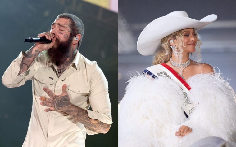 Post Malone partage un message réconfortant à Beyoncé après le spectacle de la mi-temps de Noël