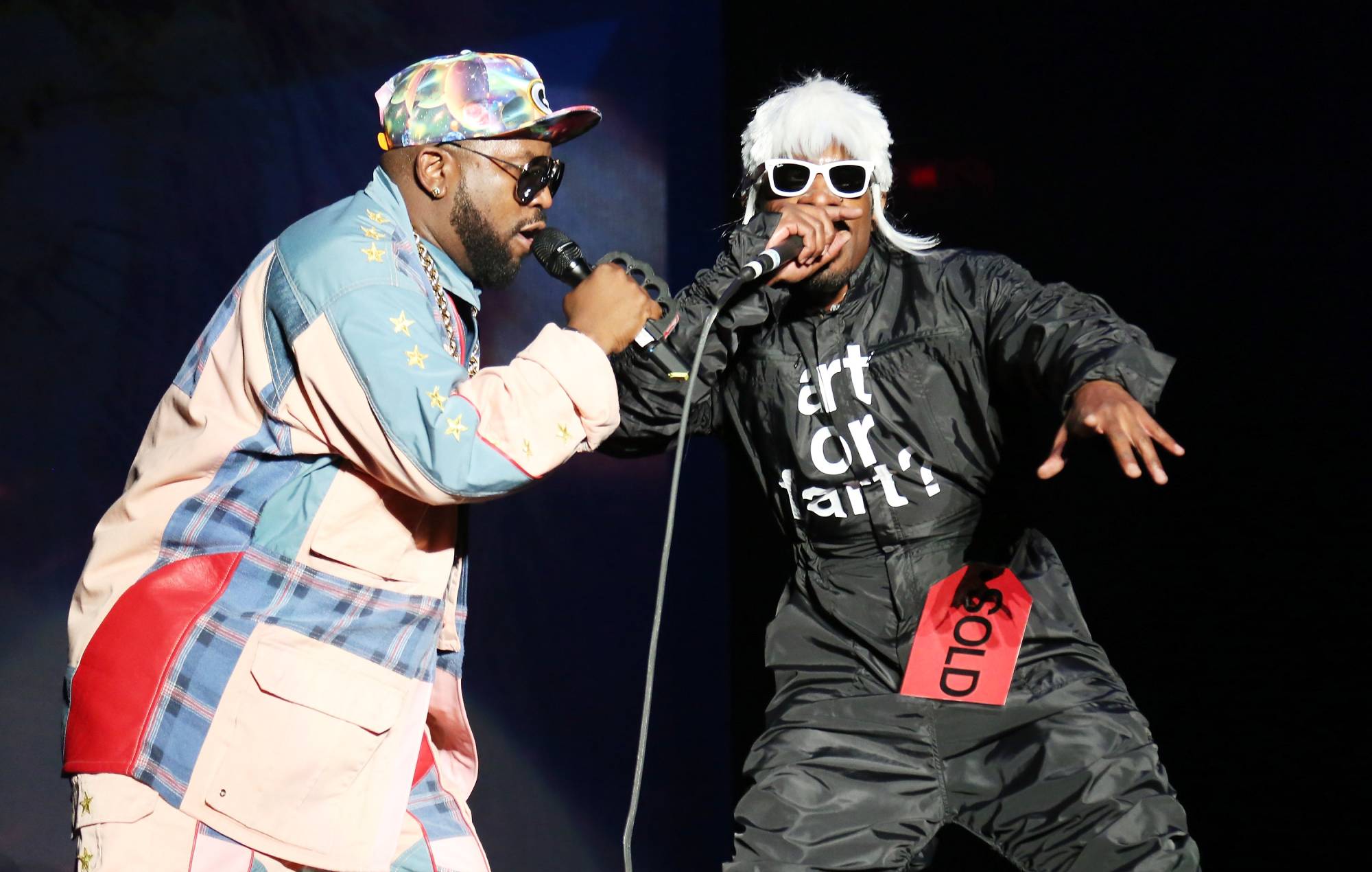 OutKast se produit le premier jour du Governors Ball Music Festival 2014 à Randall's Island le 6 juin 2014 à New York. (Photo de Taylor Hill/WireImage pour le Governors Ball Music Festival)