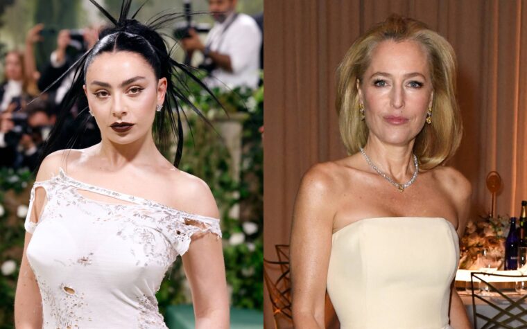 Charli XCX et Gillian Anderson échangent sur leur caractère "chic et connard"