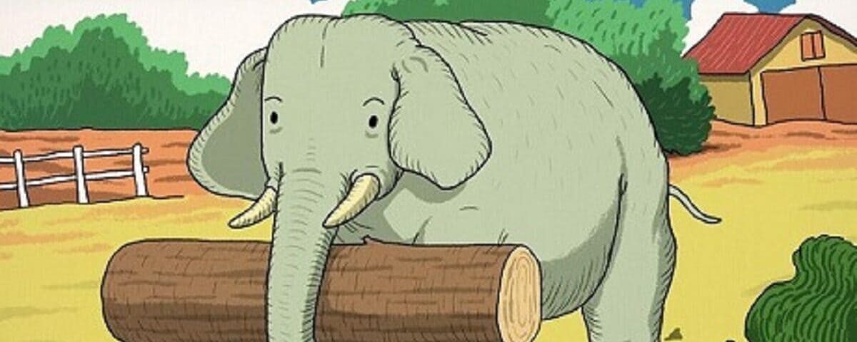 Illusion d’optique pour tester votre QI : Seuls 1 % des gens détectent l’animal caché dans la ferme de l’éléphant en 11 secondes !