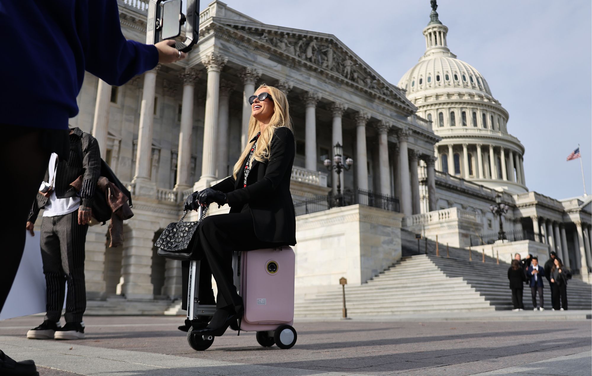Paris Hilton sur la colline du Capitole, 2024