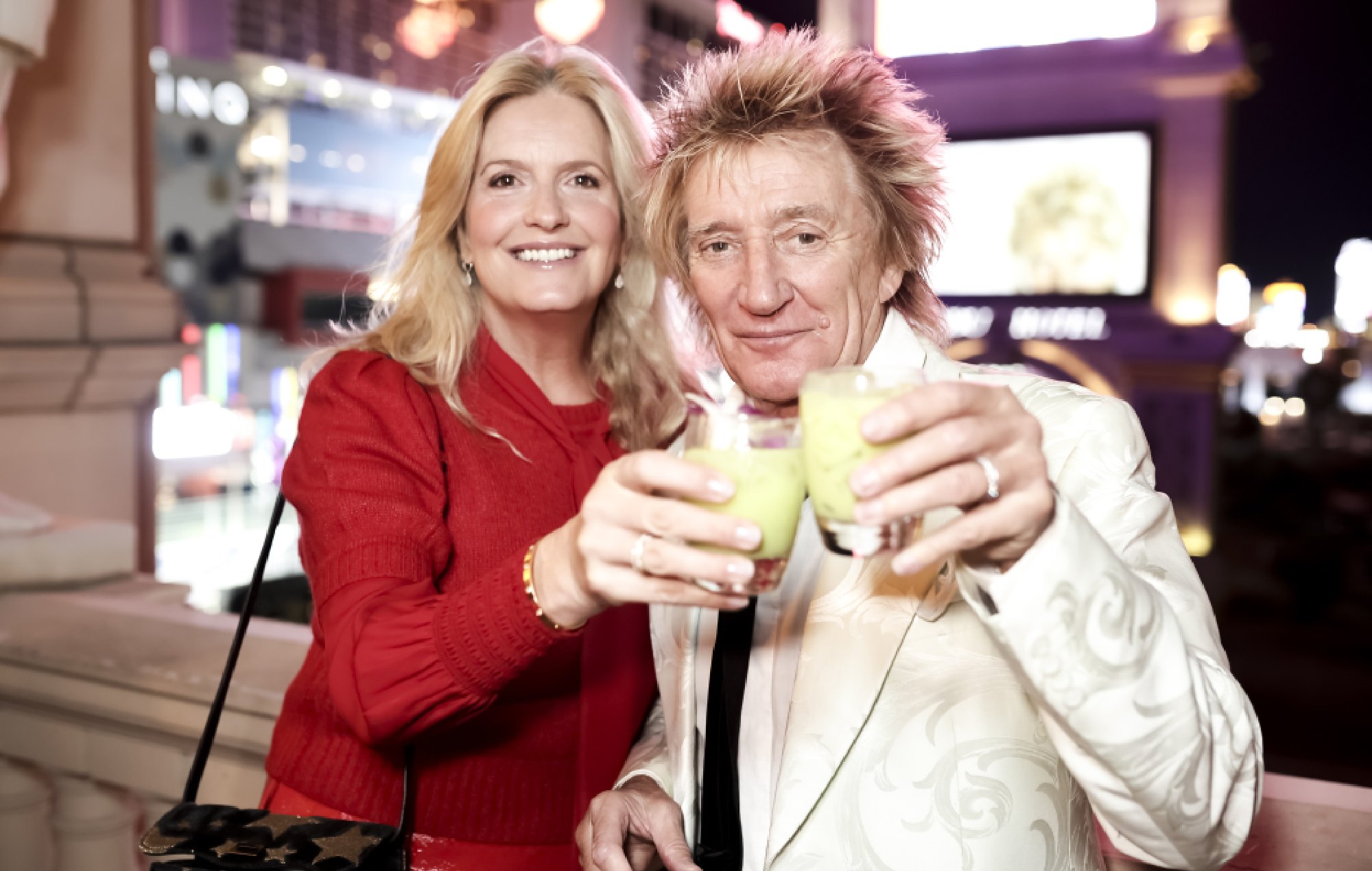 Penny Lancaster et Rod Stewart