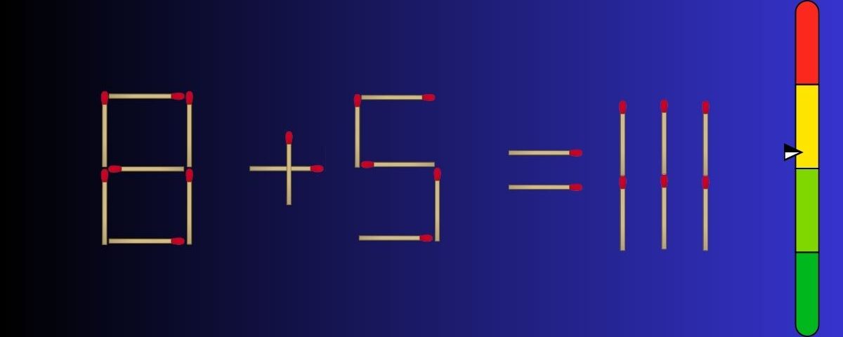 Défi des allumettes : Résolvez cette énigme en 20 secondes avec seulement deux mouvements !