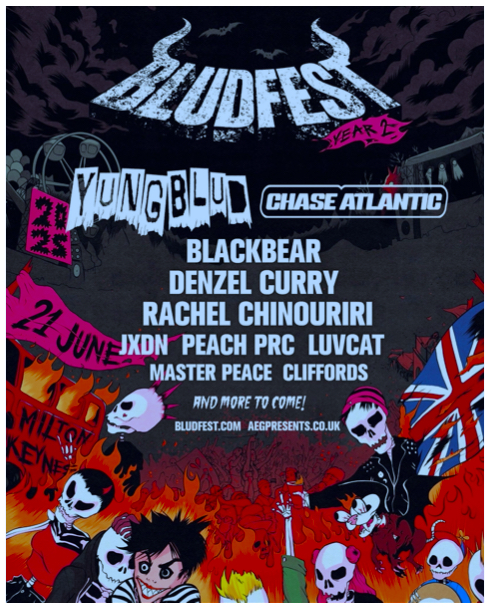 Affiche de la programmation du BludFest 2025