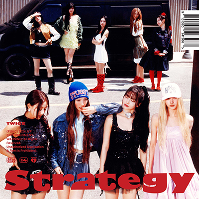 Pochette de l'album TWICE 'Strategy', photo de presse
