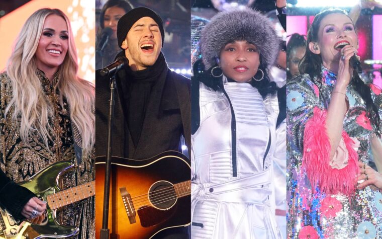 Carrie Underwood, Jonas Brothers, TLC et Sophie Ellis-Bextor en tête d'affiche du spectacle Rockin' Eve du Nouvel An à Times Square