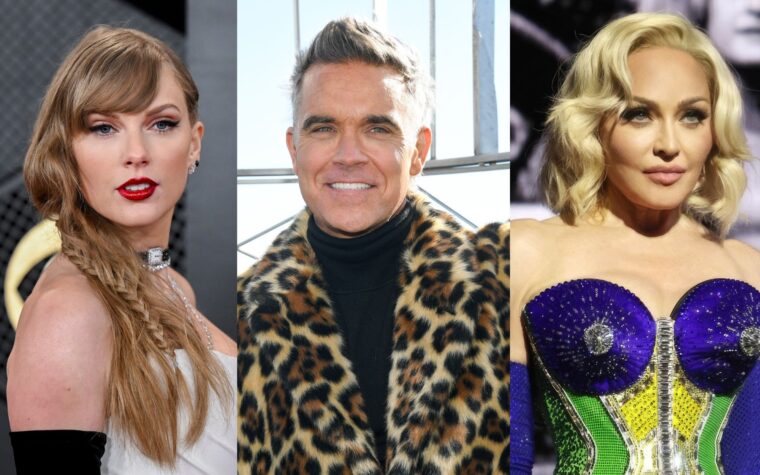 Robbie Williams sur son amour pour Taylor Swift et le fait qu'il soit un "connard" pour Madonna