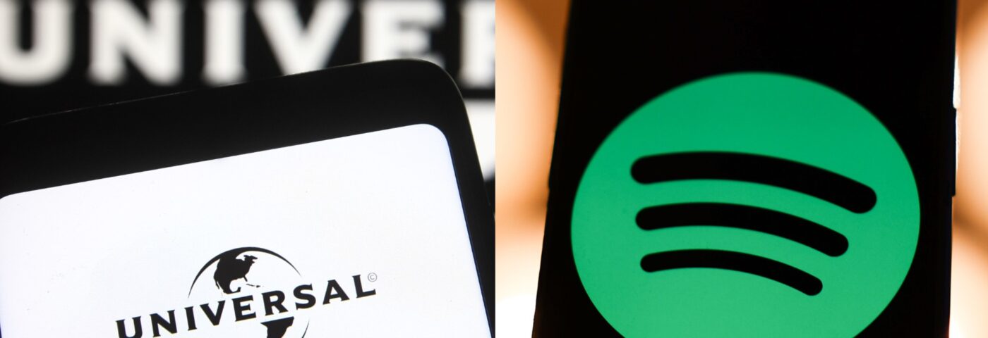 Groupe de musique universel et Spotify Ink Nouveau accord pluriannuel