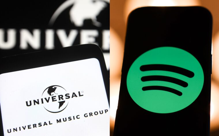 Groupe de musique universel et Spotify Ink Nouveau accord pluriannuel