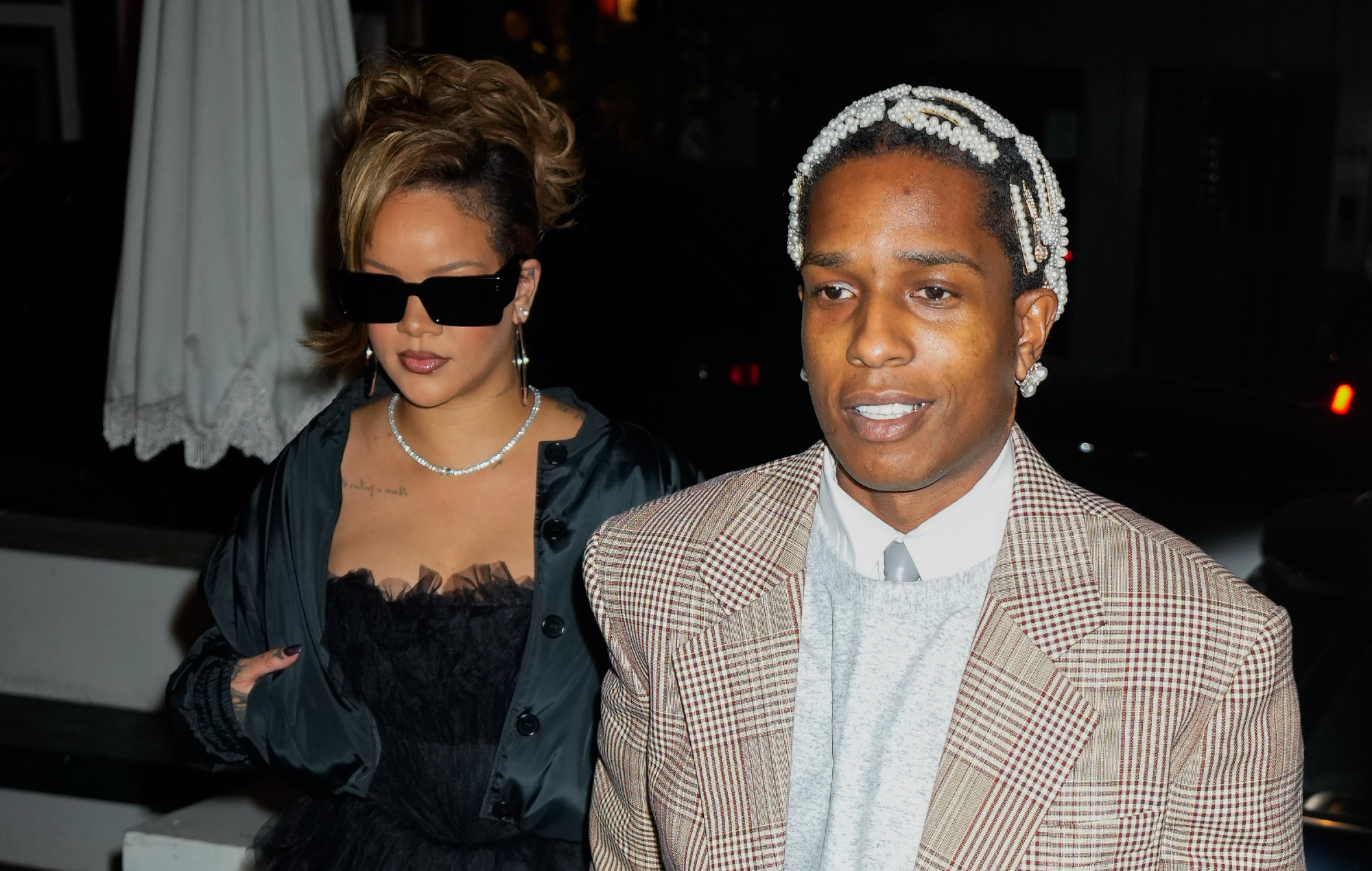 Rihanna et A$AP Rocky à New York. Crédit photo : Jackson Lee/GC Images