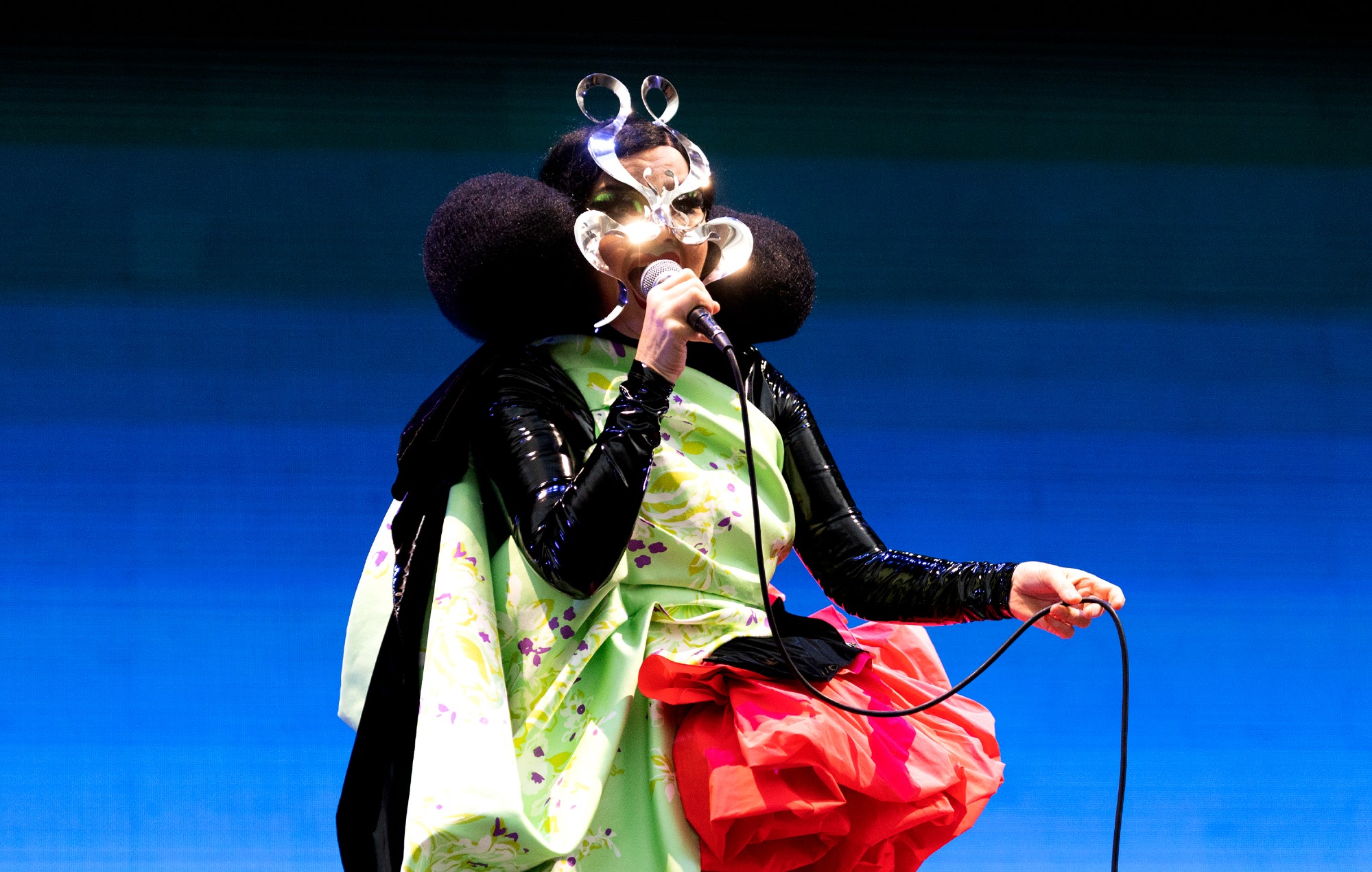 Björk en live sur scène