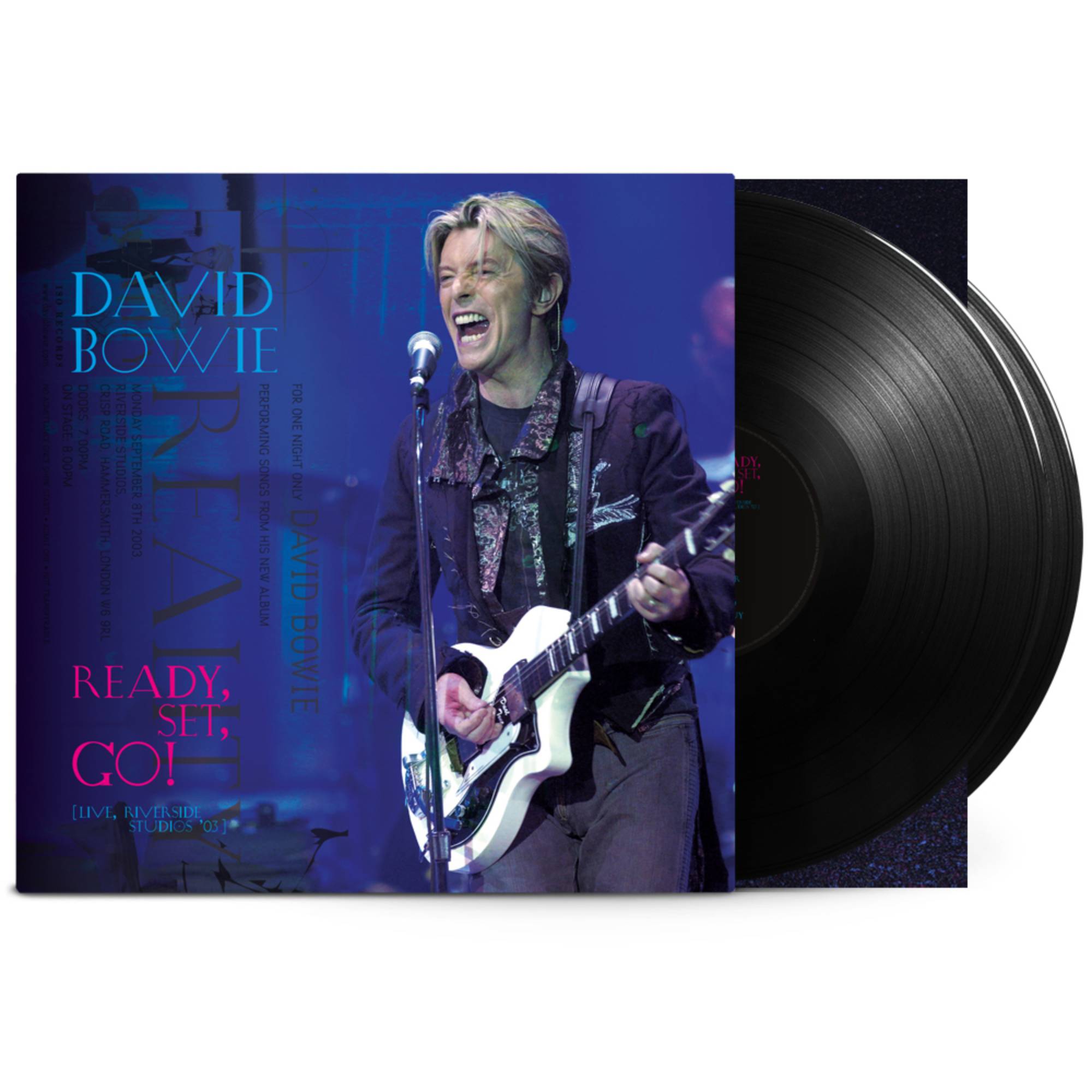 David Bowie 'Ready set go!' illustration de l'album. Crédit: appuyez sur