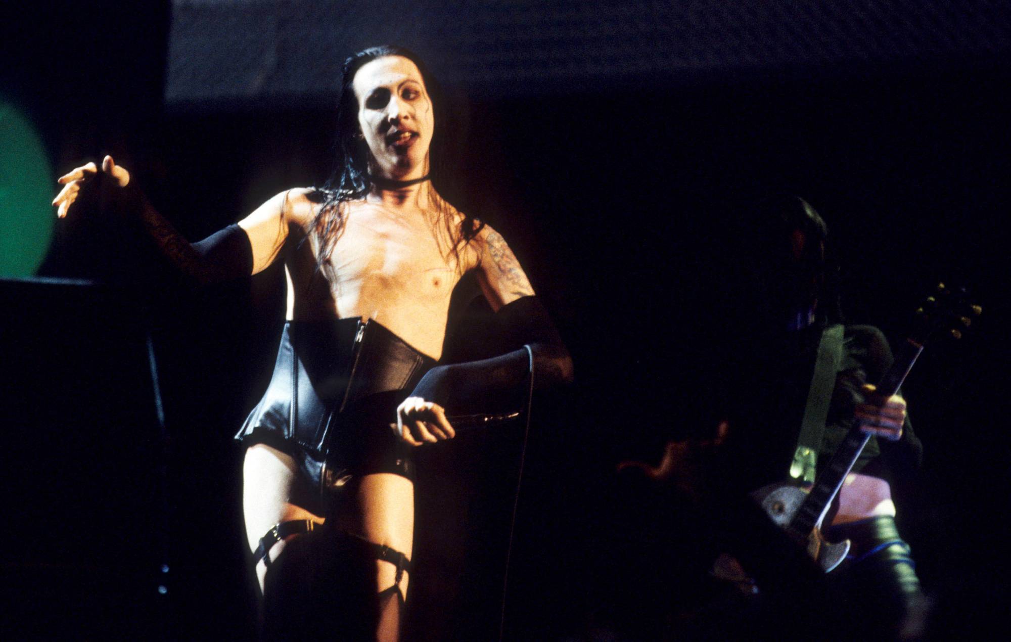 Marilyn Manson lors des MTV Video Music Awards 1997 au Radio City Music Hall à New York, New York, États-Unis. (Photo de Ke.mazur / WireImage)