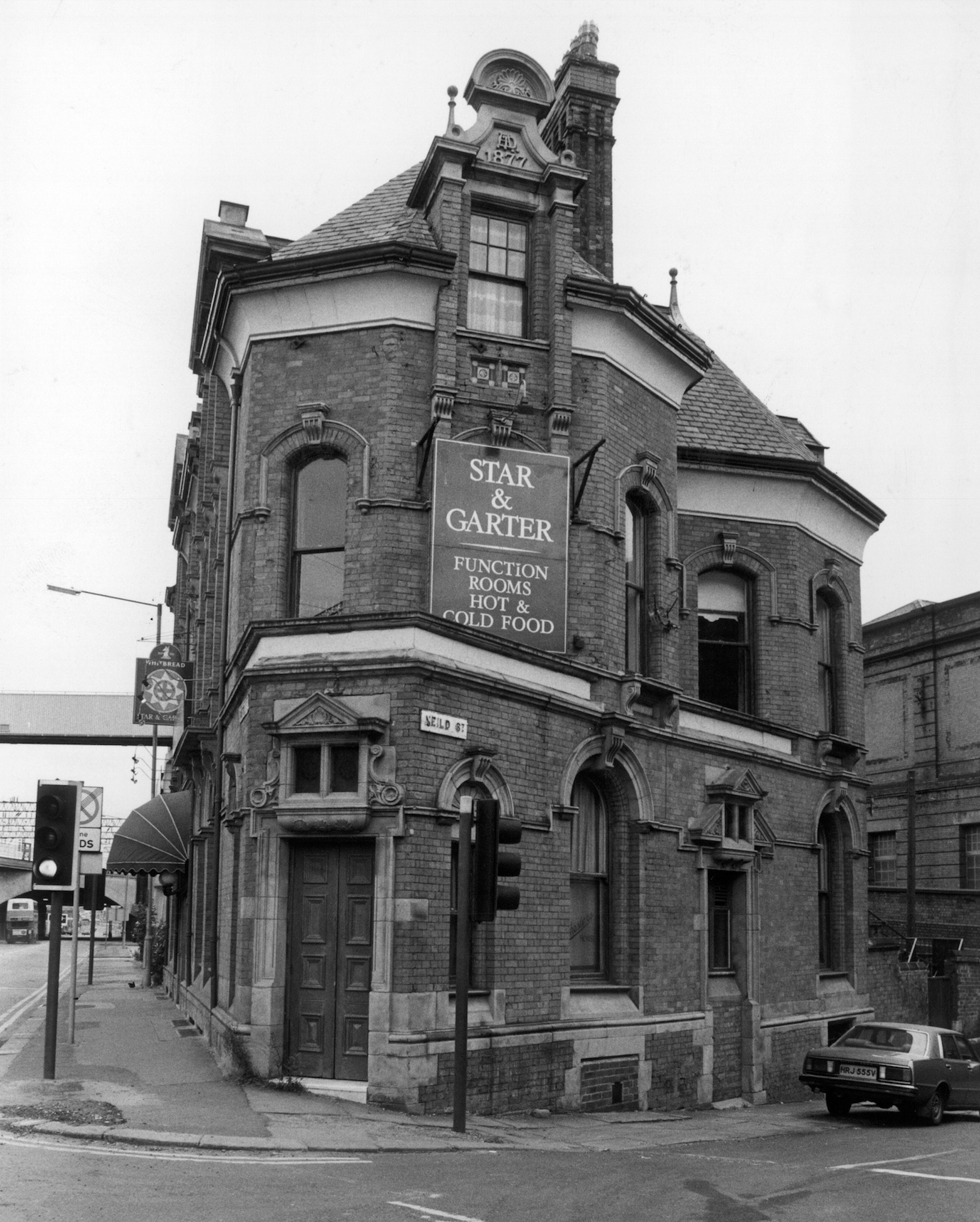 L'étoile et la jarretière, Fairfield Street, Manchester. 19 juin 1986. 