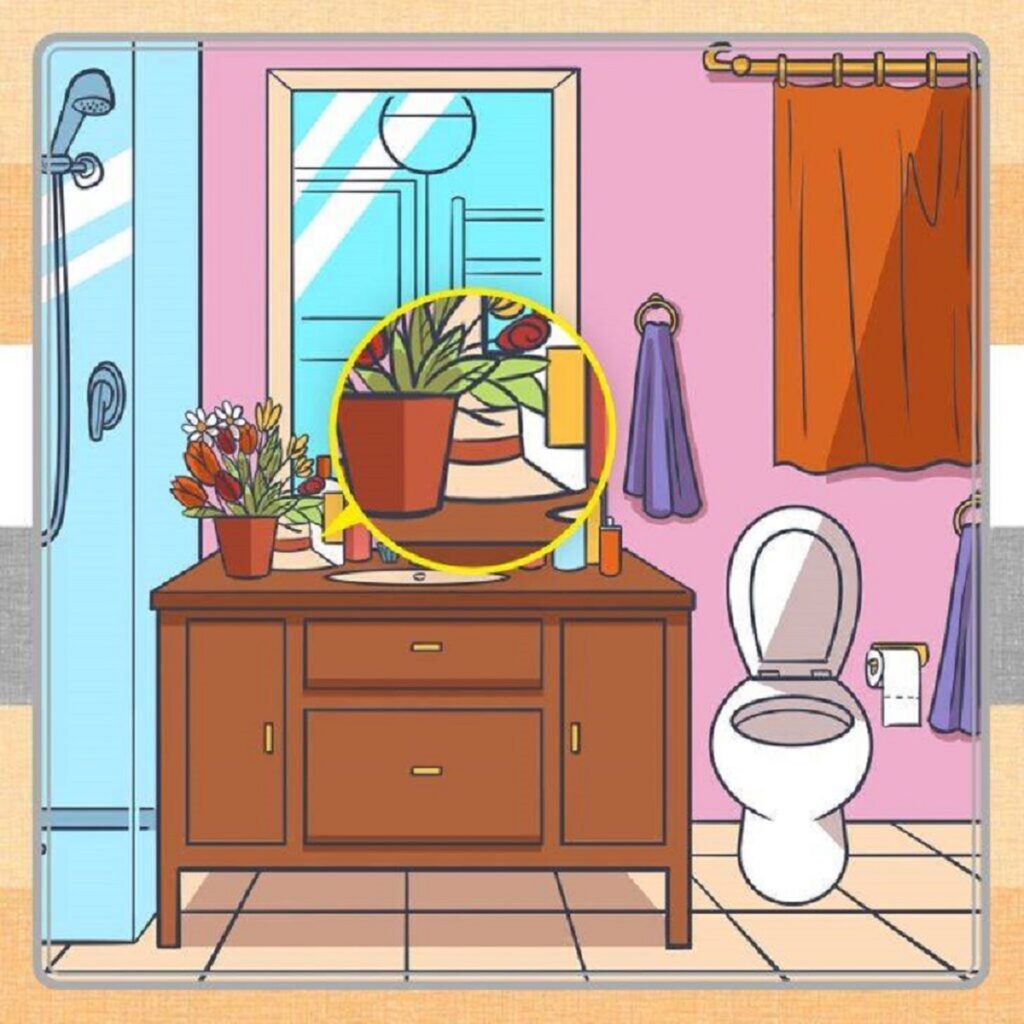 Repèrez un chapeau dans la salle de bain solution