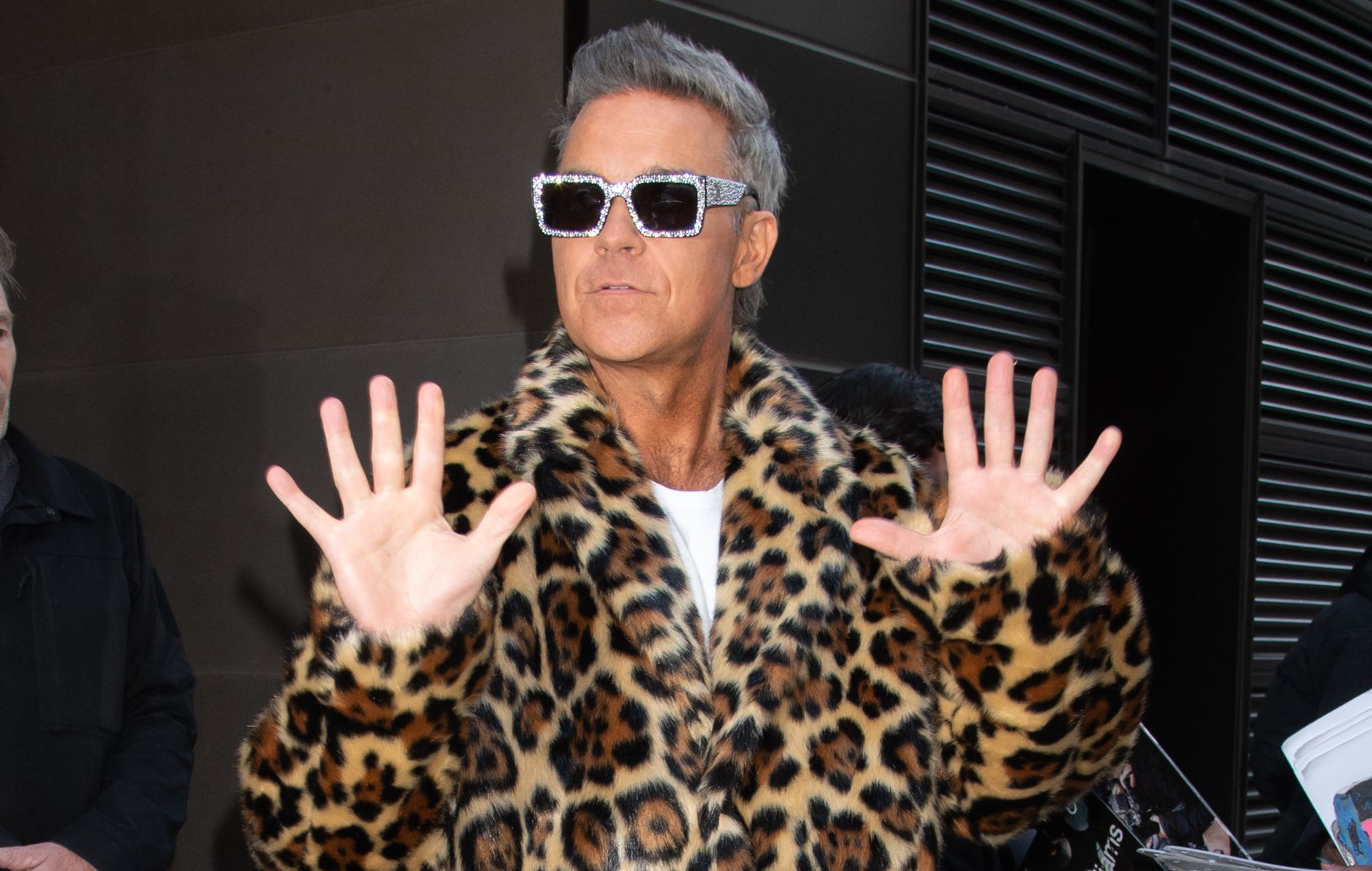 Robbie Williams à New York, janvier 2025