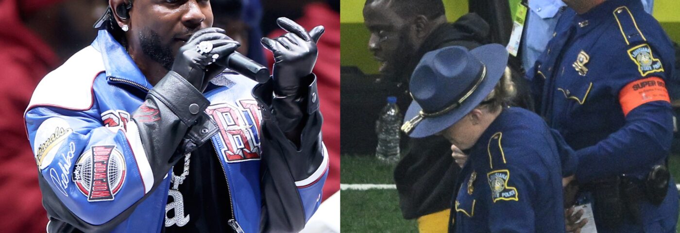 Dancer a chassé le champ pendant le spectacle de la mi-temps du Super Bowl de Kendrick Lamar pour avoir agité le drapeau de la Palestine