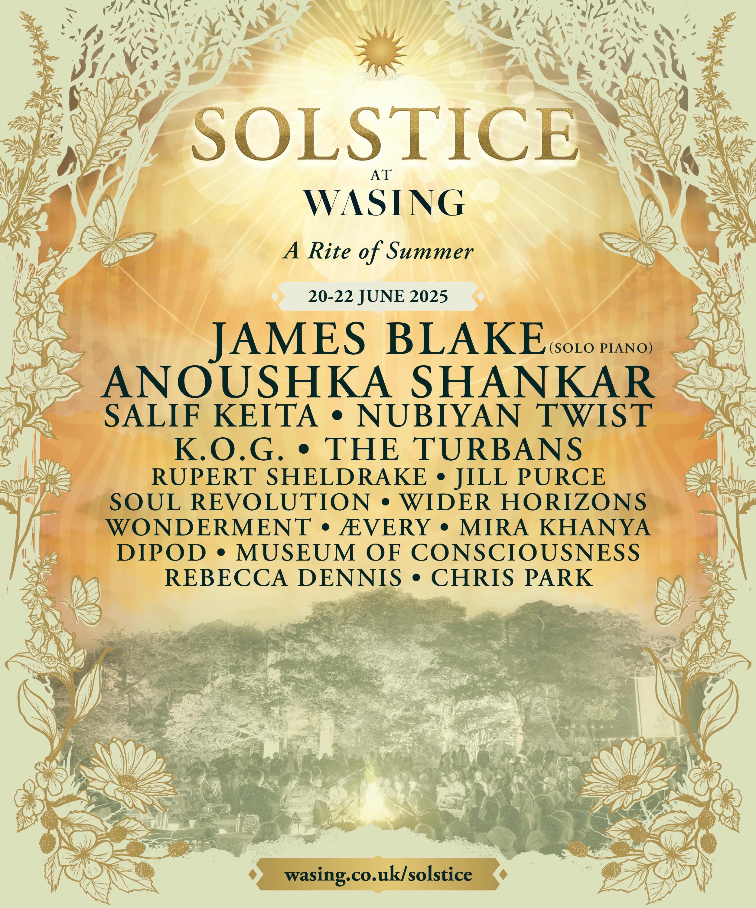 Solstice à l'espace de line-up wasing 