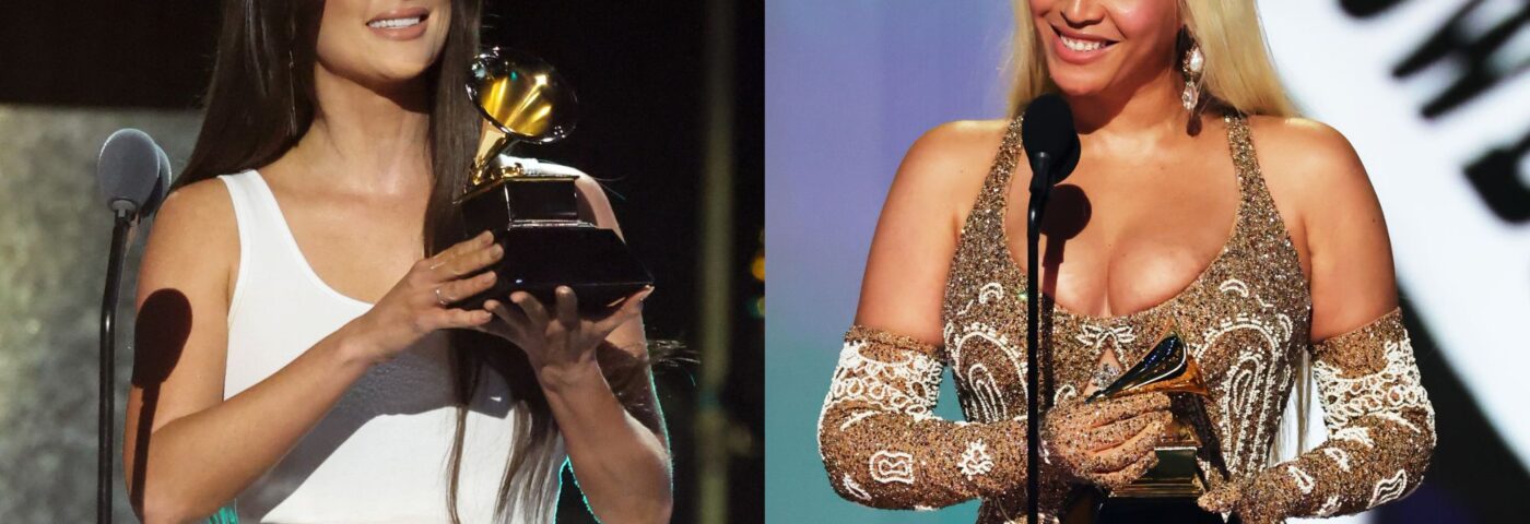 Kacey Musgraves devient viral pour réaction à Beyoncé la battant pour la victoire de «meilleur pays» à Grammys