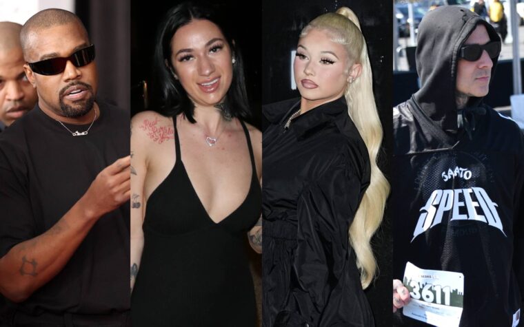 Kanye West distances lui-même de Bhad Bhabie et Alabama Barker Feud après avoir parlé à Travis Barker