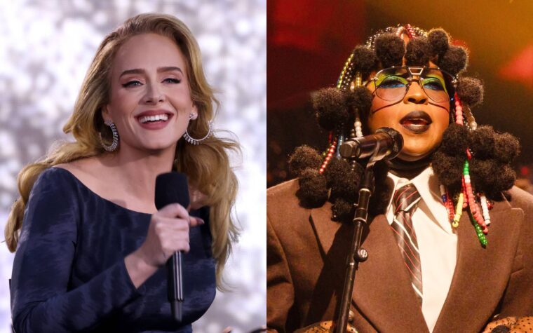 Regardez Adele chanter avec "Incroyable" Lauryn Hill et Wyclef Jean se déroulant sur «SNL50»