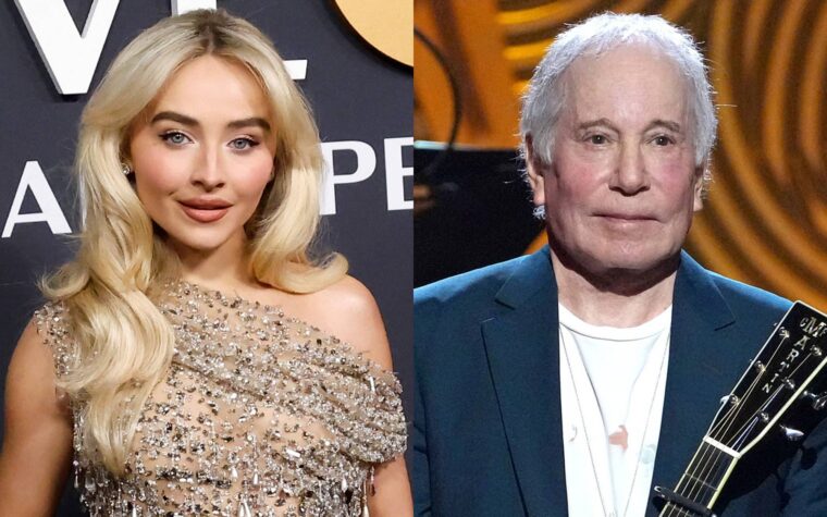 Sabrina Carpenter et Paul Simon interprètent 'Homeward Bound' sur l'épisode d'anniversaire 'SNL50'