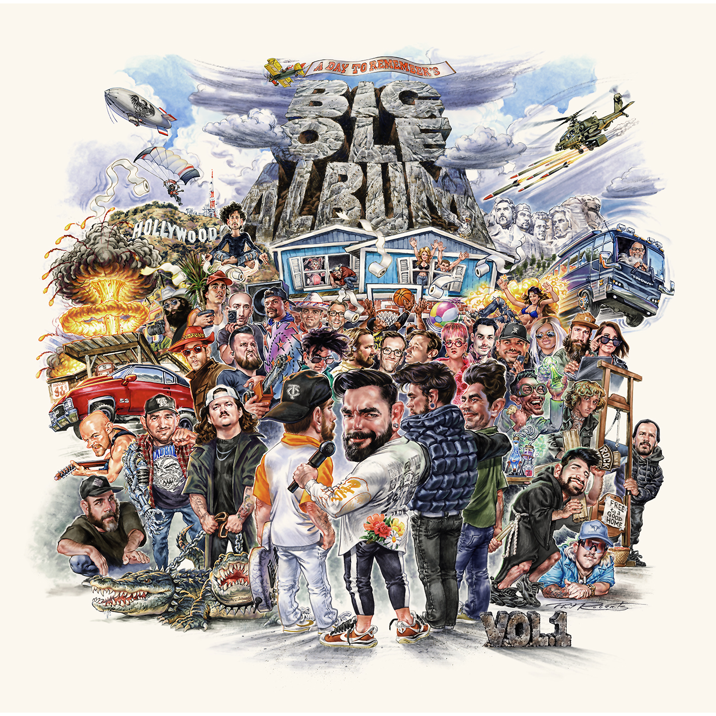 A Day To Remember Annonce Annonce Surprise New Album 'Big Ole Album Vol. 1 '. Crédit: appuyez sur
