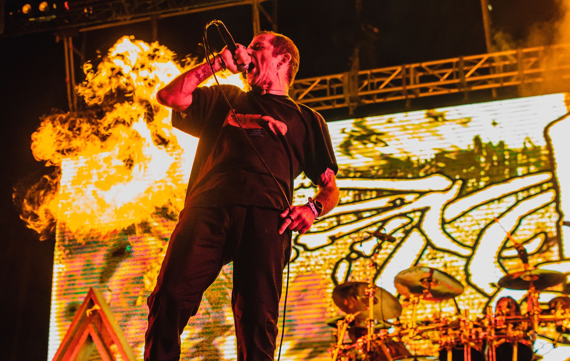 Randy Blythe de l'agneau de Dieu