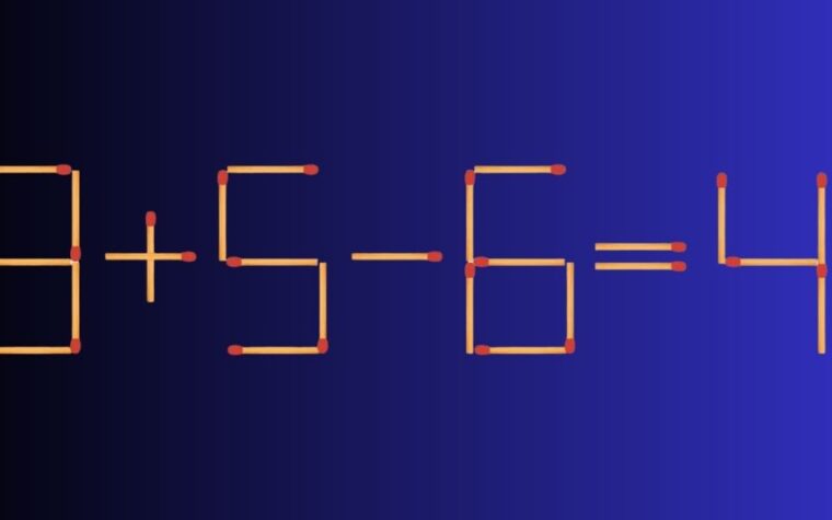 Devinette mathématique : Pouvez-vous résoudre ce casse-tête d’allumettes en moins de 20 secondes et prouver votre génie ?