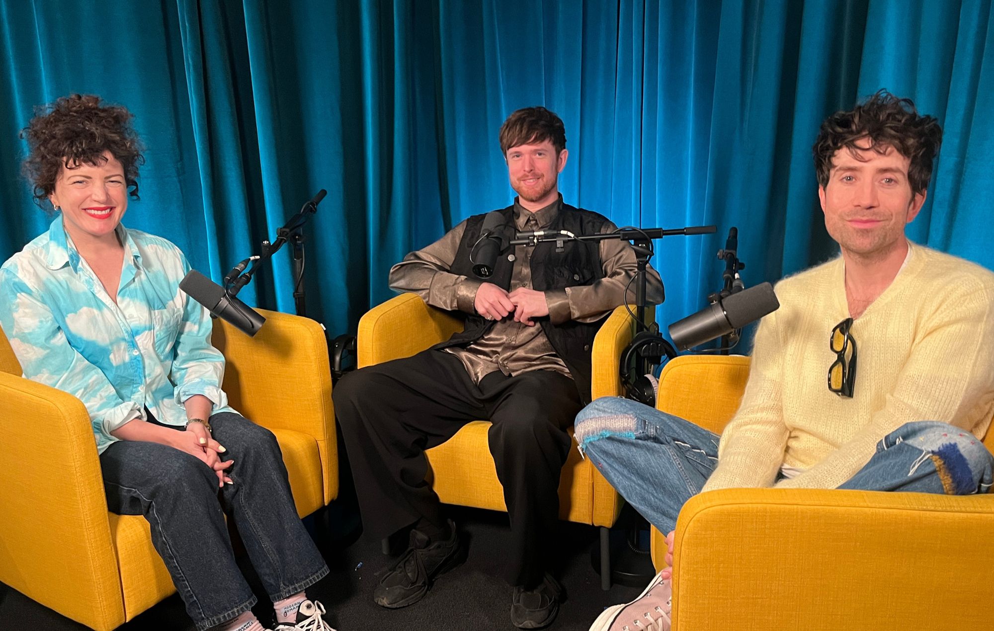 Podcast détourné avec Annie Mac, James Blake et Nick Grimshaw