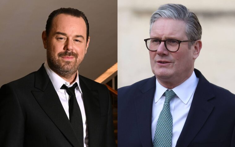 Danny Dyer se lance dans Keir Starmer aux Brit Awards 2025