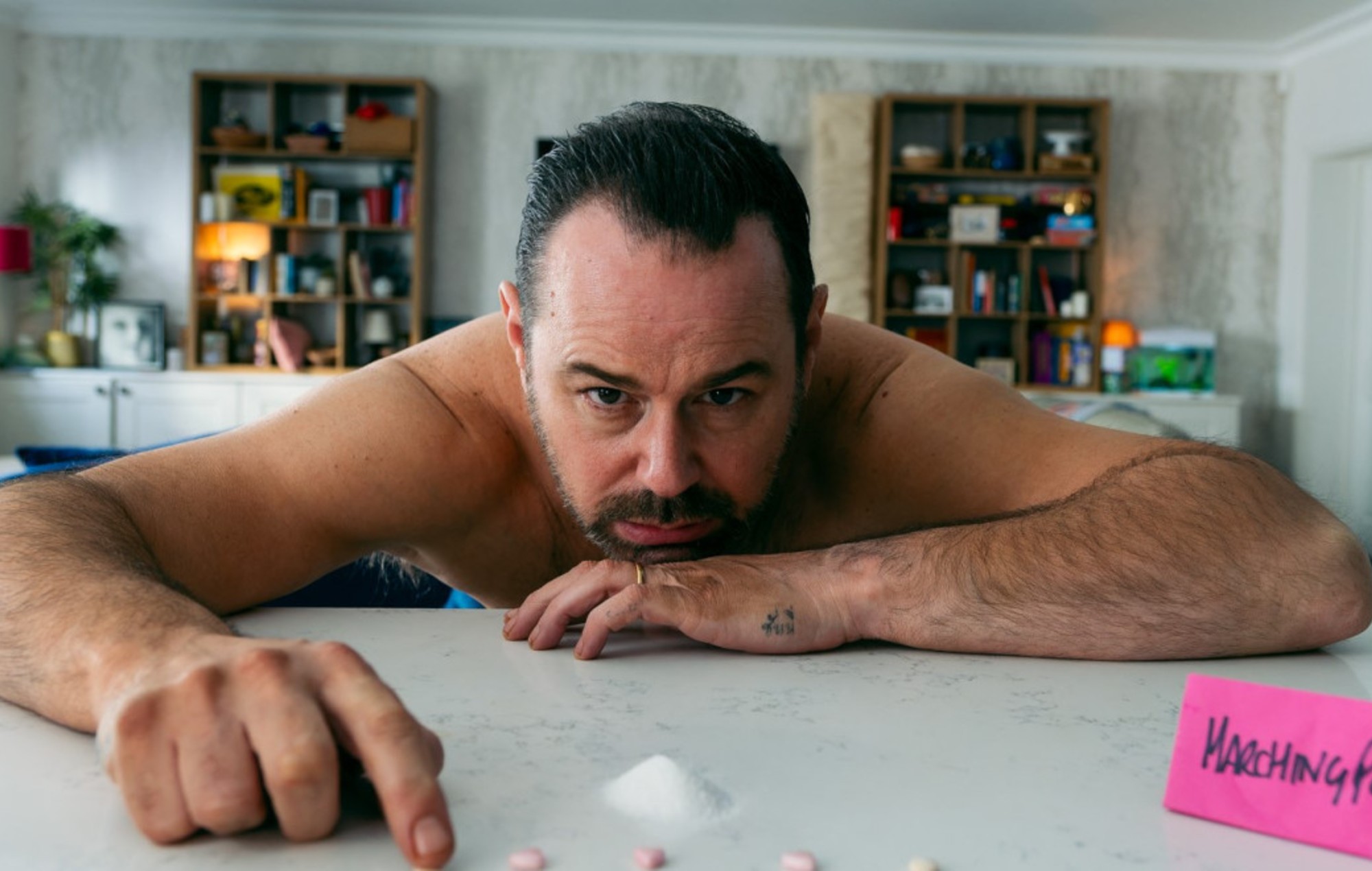 Danny Dyer en poudre de marche