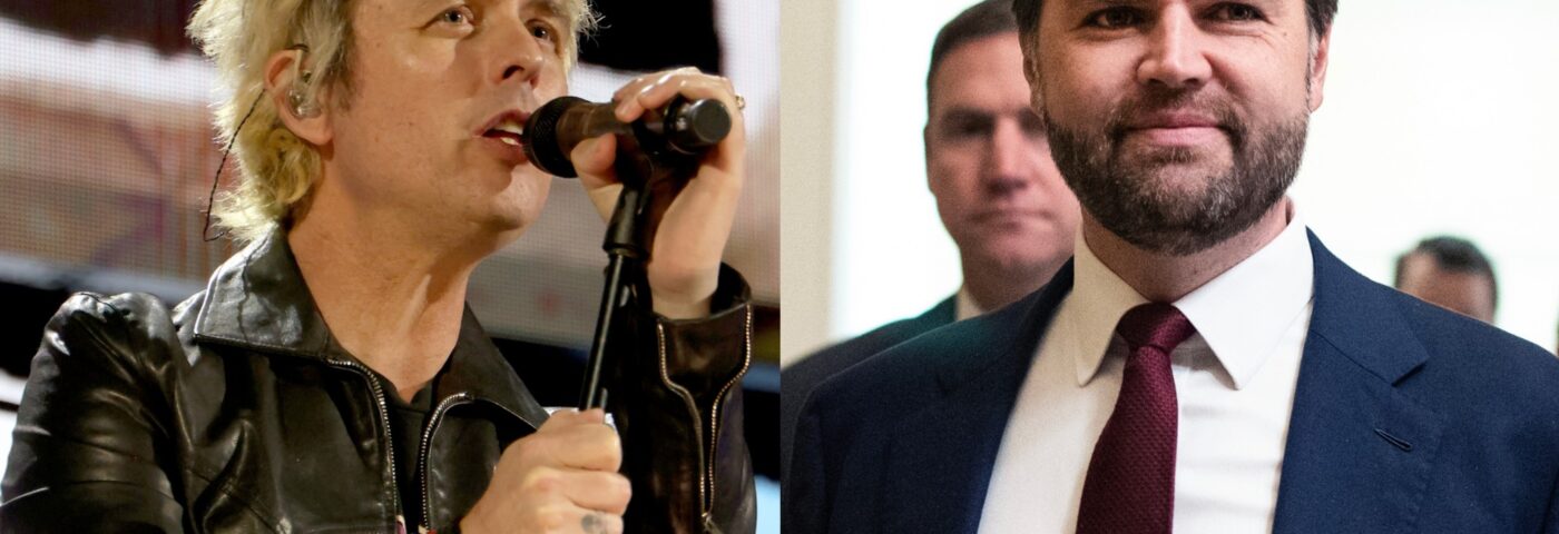 Green Day se moquez le vice-président américain JD Vance lors de la performance «Jésus de la banlieue» Green Day se moquez le vice-président américain JD Vance lors de la performance «Jésus de la banlieue»