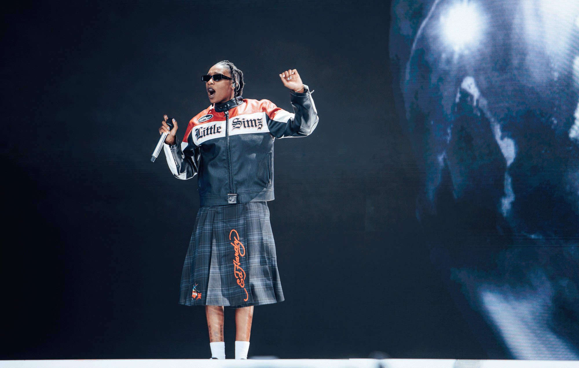 Little Simz Live à Glastonbury 2024, photo d'Andy Ford
