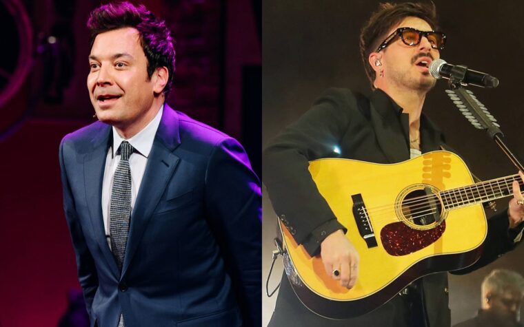 Regardez Jimmy Fallon donner à Mumford & Sons une intro hilarante sur le Snub de concert 'Tonight Show' après 'SNL 50'