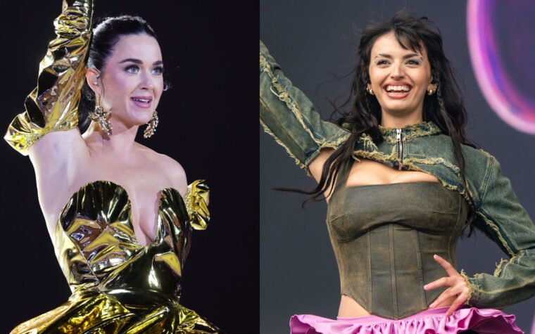 Regardez Katy Perry retrouver Rebecca Black pour jouer `` Vendredi soir '', et l'invitez-la à se joindre à la tournée «Lifetimes»