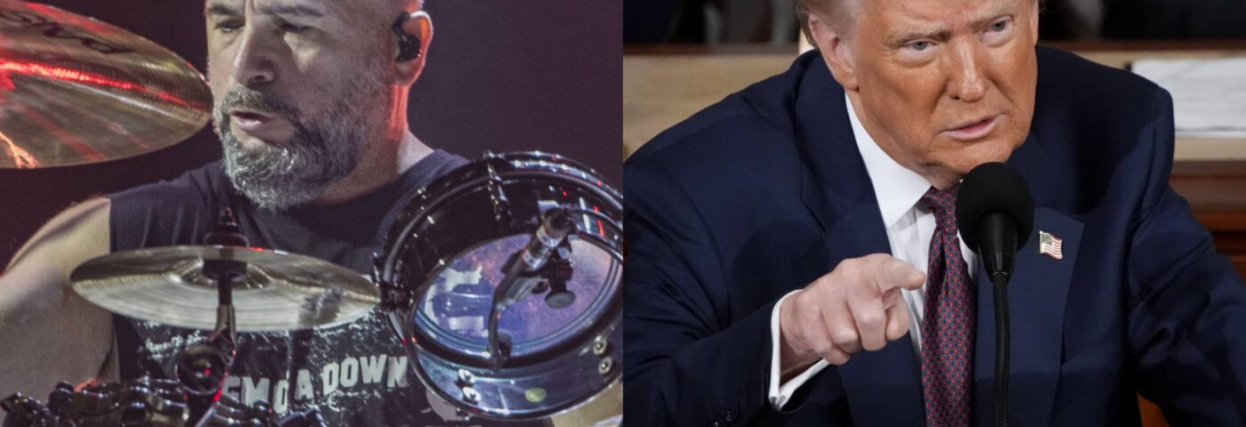 Système de John Dolmayan de A Down dit que le président Trump « nous ramène un peu de santé »