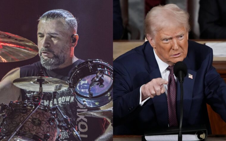 Système de John Dolmayan de A Down dit que le président Trump "nous ramène un peu de santé"