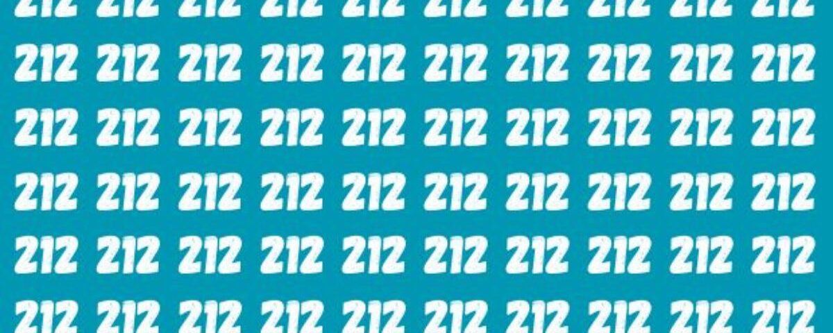 Test visuel : Pouvez-vous repérer rapidement 213 et 217 parmi 212 ? Seuls les plus perspicaces réussissent en 25 secondes !