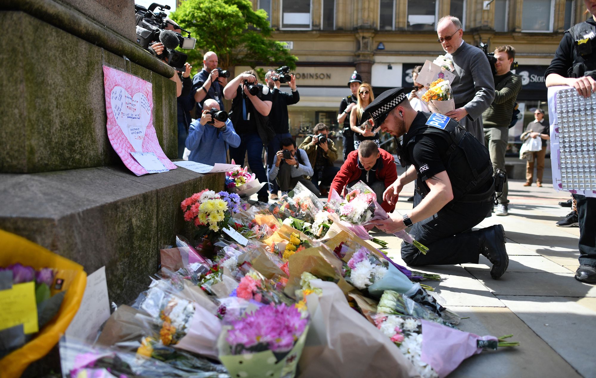 Manchester Arena Terror Attack Hommage en 2017